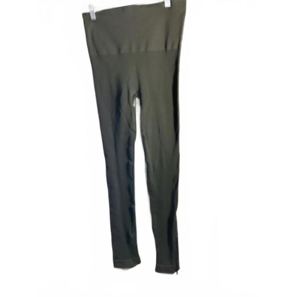 Spanx High-Waisted Olive Green Seamless Leggings | Yoga & Athleisure Medium